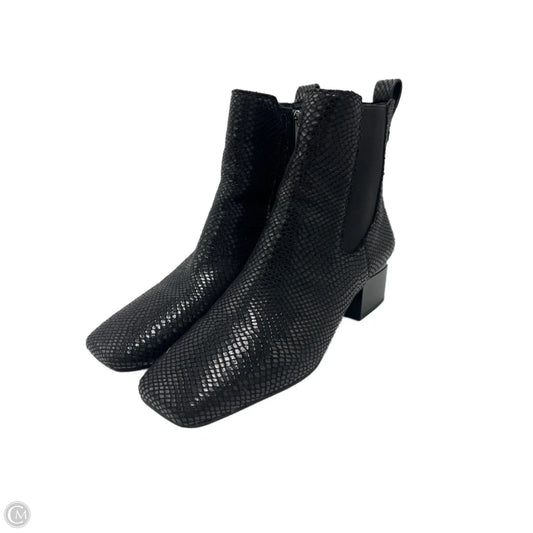 Boots Ankle Heels By Franco Sarto In Black, Size: 9