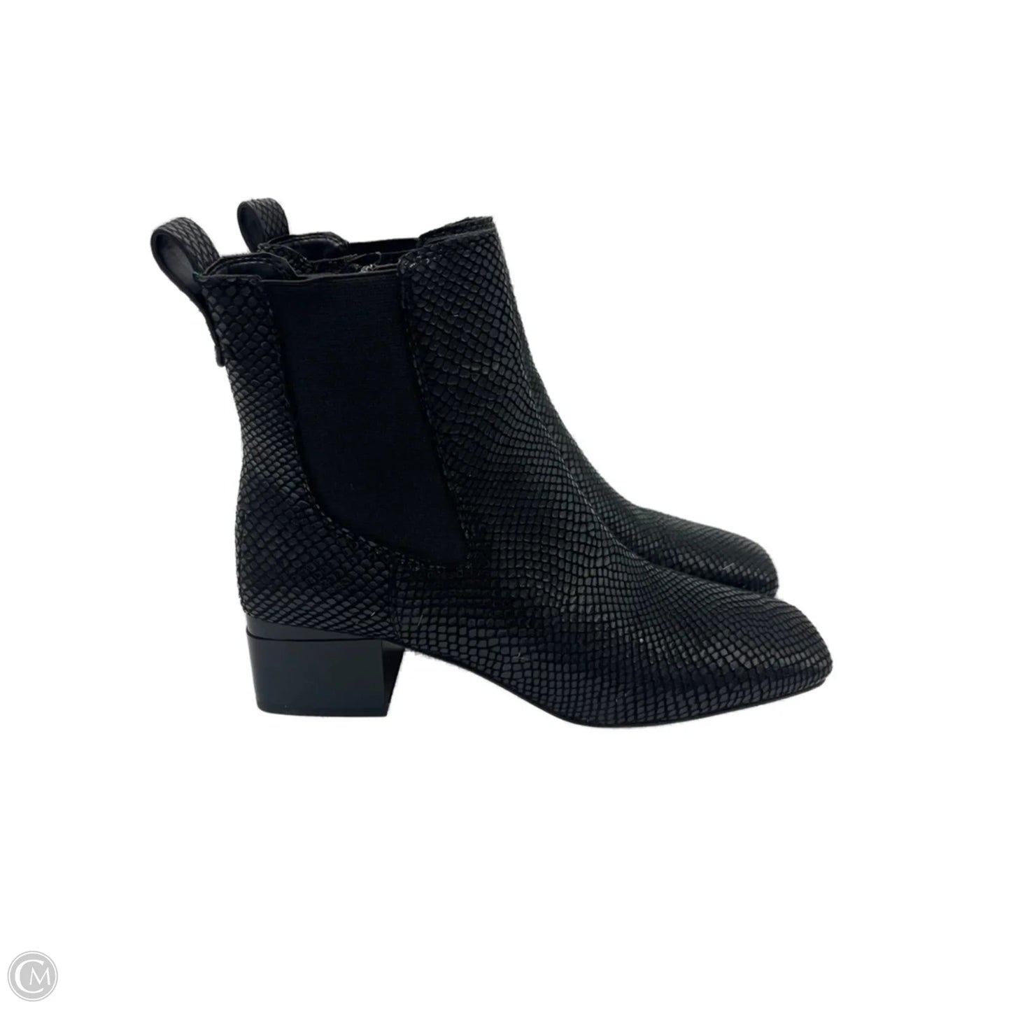 Boots Ankle Heels By Franco Sarto In Black, Size: 9