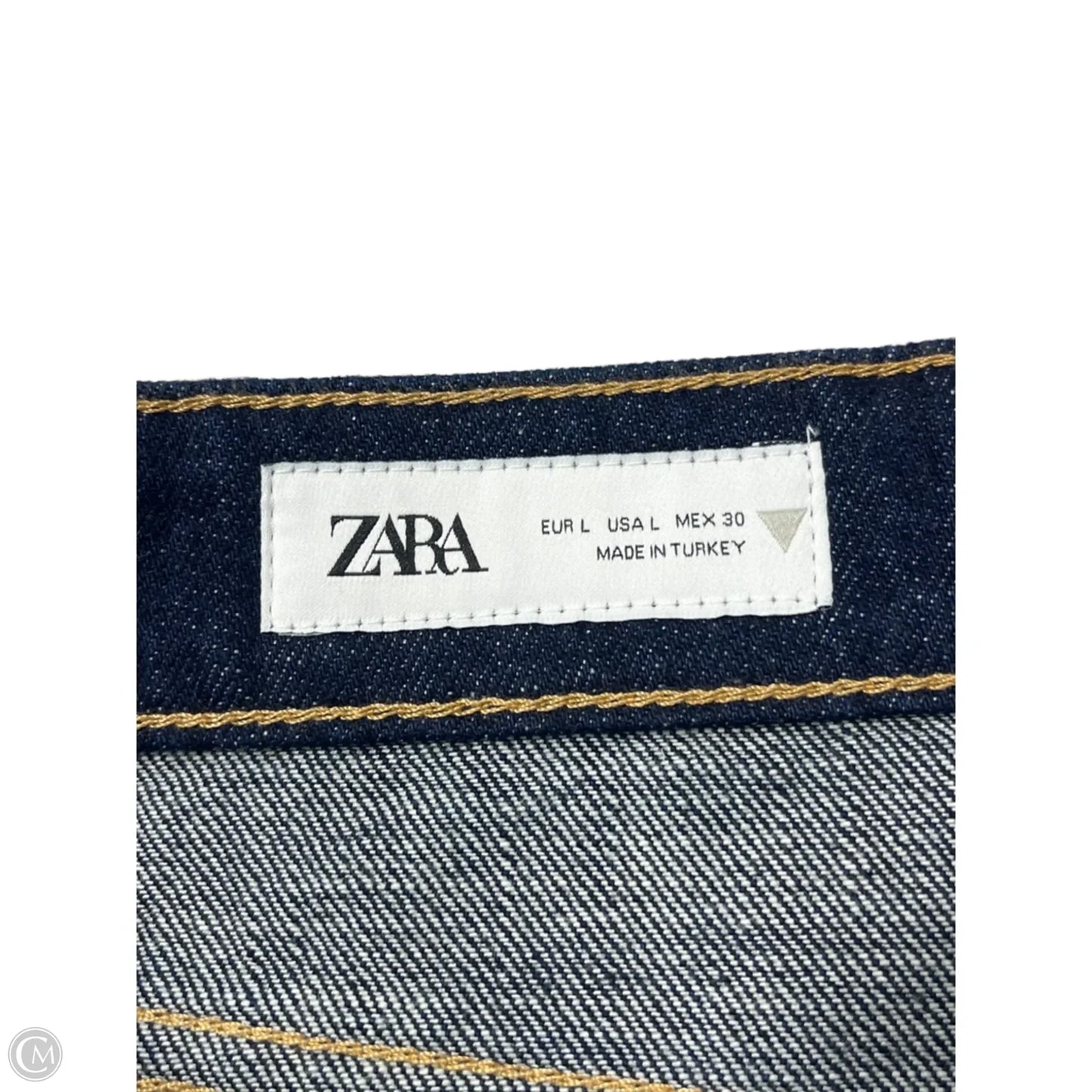 Skirt Mini & Short By Zara In Blue, Size: L