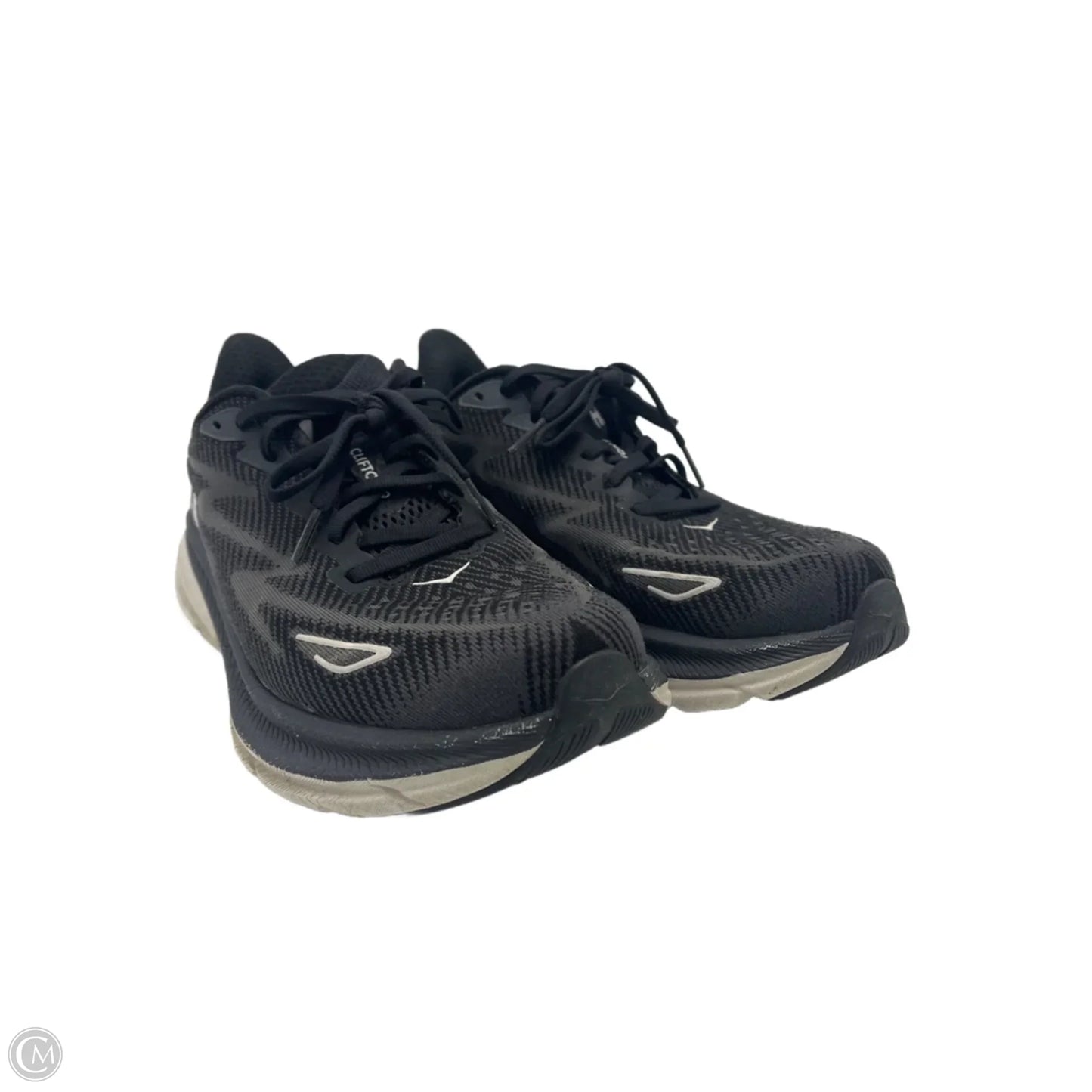 Shoes Designer By Hoka In Black & White, Size: 8.5