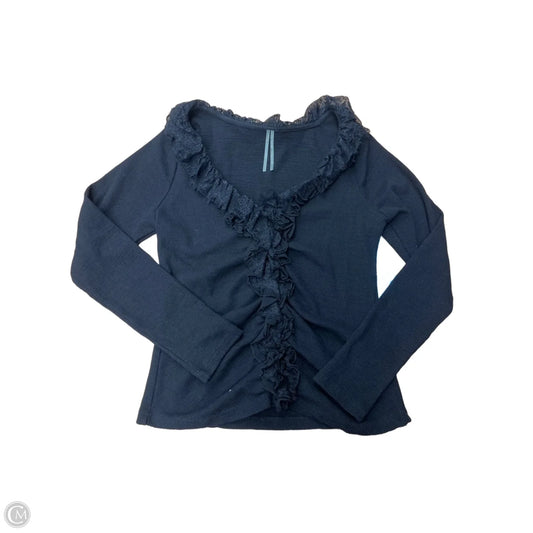 Top Long Sleeve By Anthropologie In Black, Size: Xl