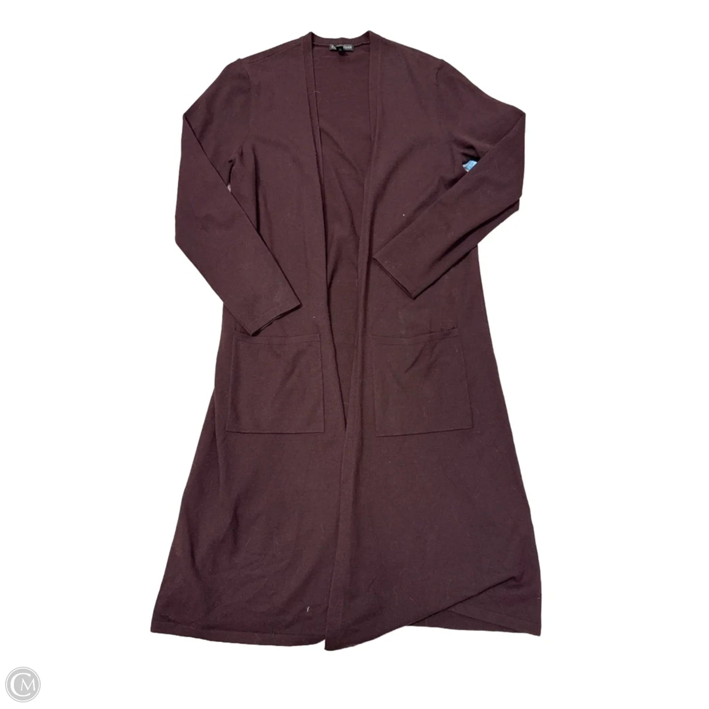 Cardigan By Eileen Fisher In Maroon, Size: Sp