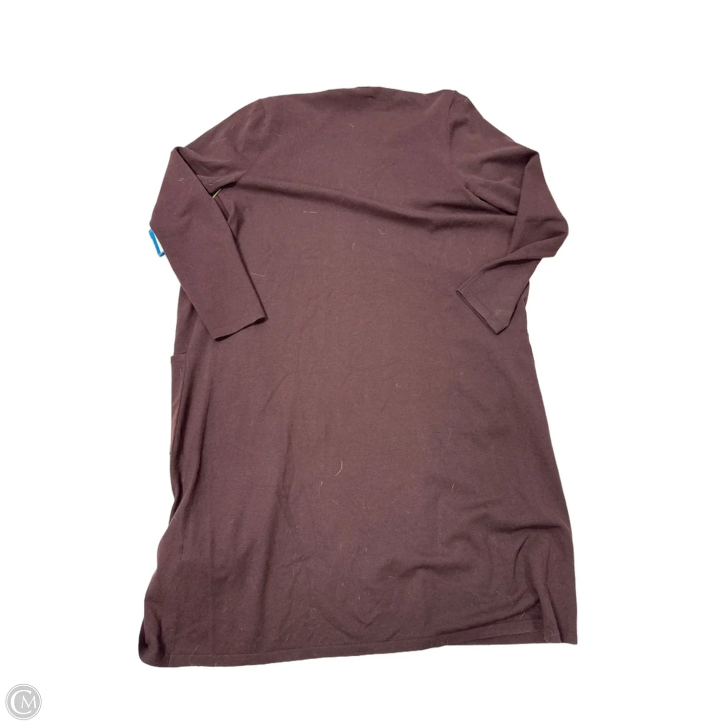 Cardigan By Eileen Fisher In Maroon, Size: Sp