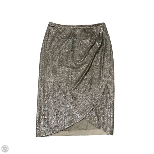 New! Skirt Midi By White Mark In Gold, Size: 8