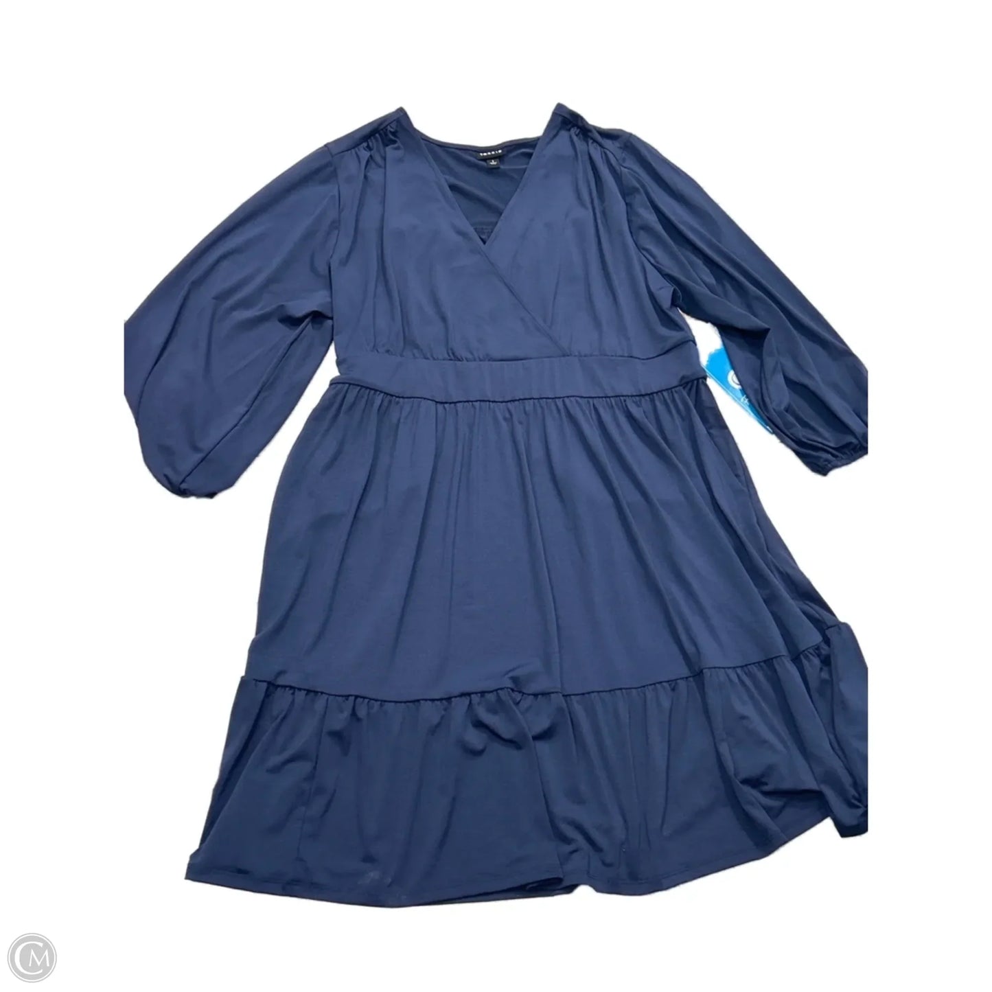 Dress Casual Midi By Torrid In Blue, Size: 1x