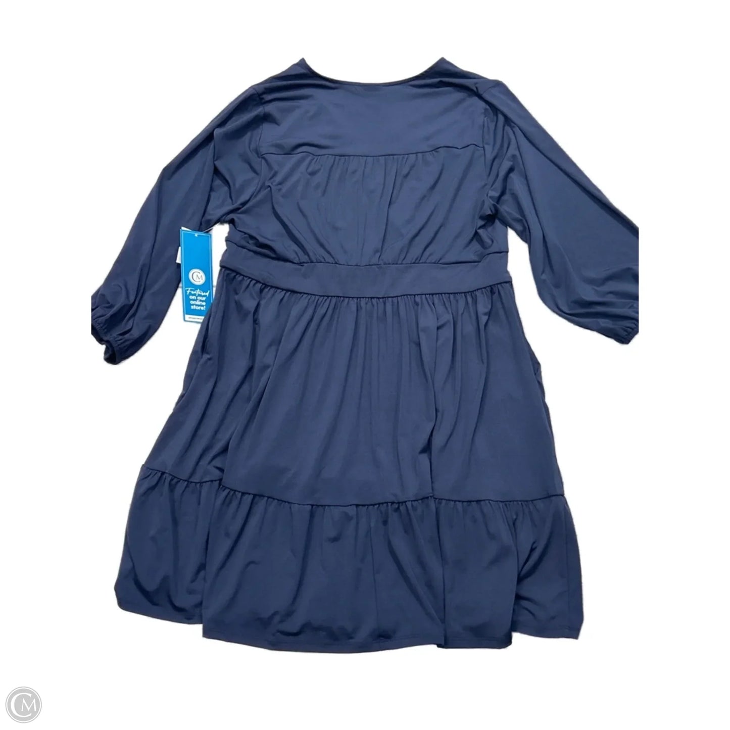 Dress Casual Midi By Torrid In Blue, Size: 1x