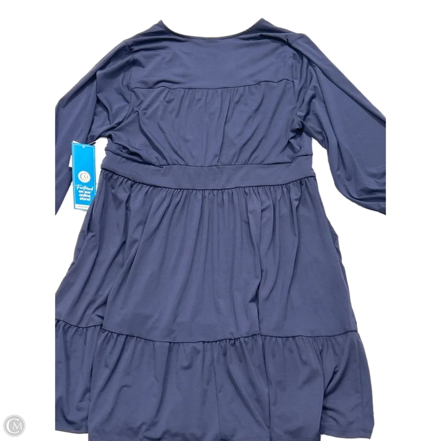 Dress Casual Midi By Torrid In Blue, Size: 1x