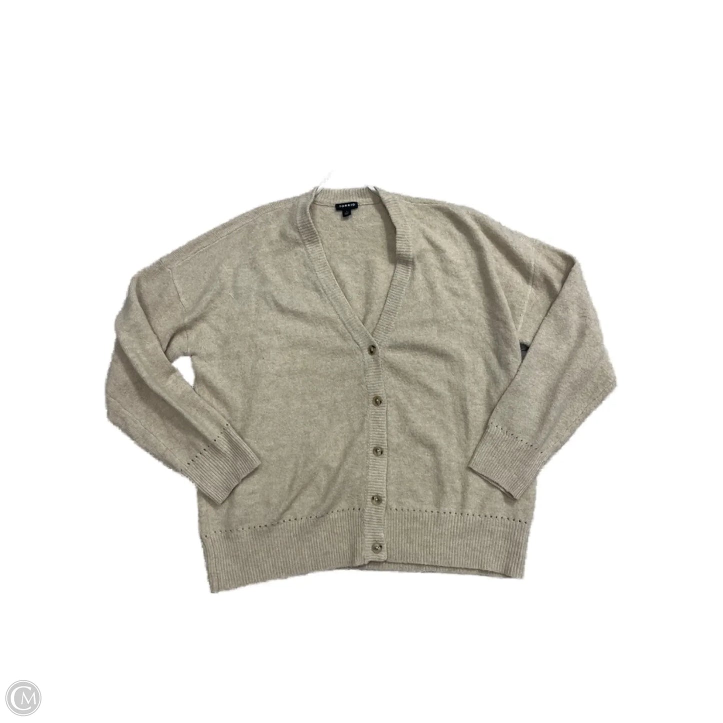 Cardigan By Torrid In Tan, Size: 1x
