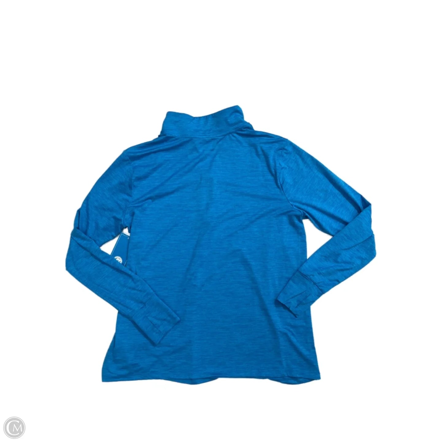 Athletic Top Long Sleeve Collar By Torrid In Blue, Size: 2x