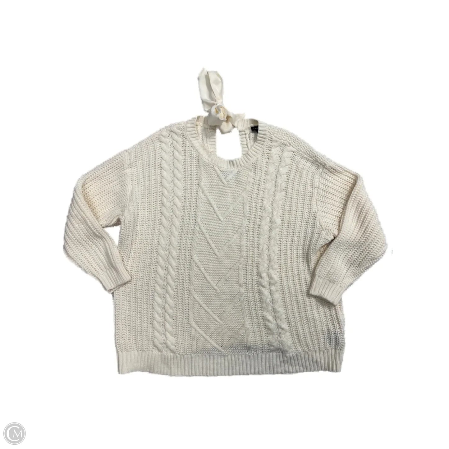 Sweater By Torrid In Cream, Size: 1x
