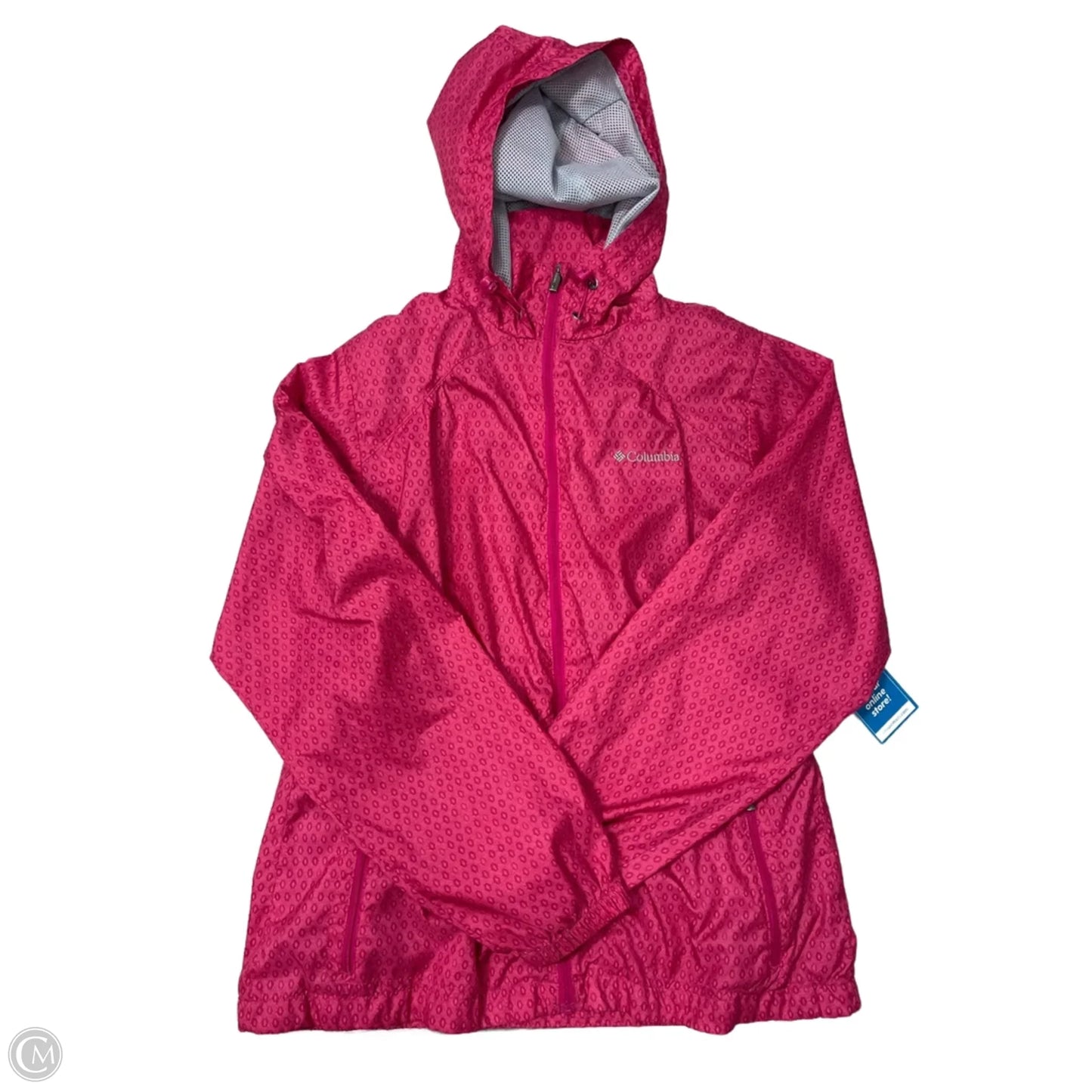 Jacket Windbreaker By Columbia In Pink, Size: M
