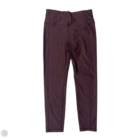 Athletic Leggings By Sweaty Betty In Maroon, Size: M