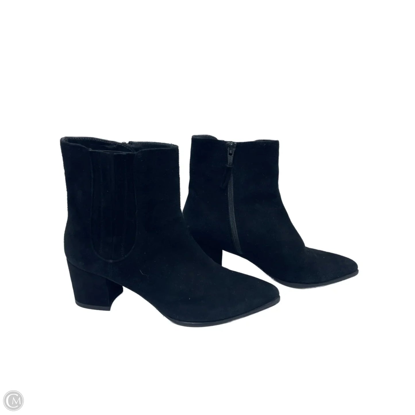 Boots Designer By Stuart Weitzman In Black, Size: 6.5