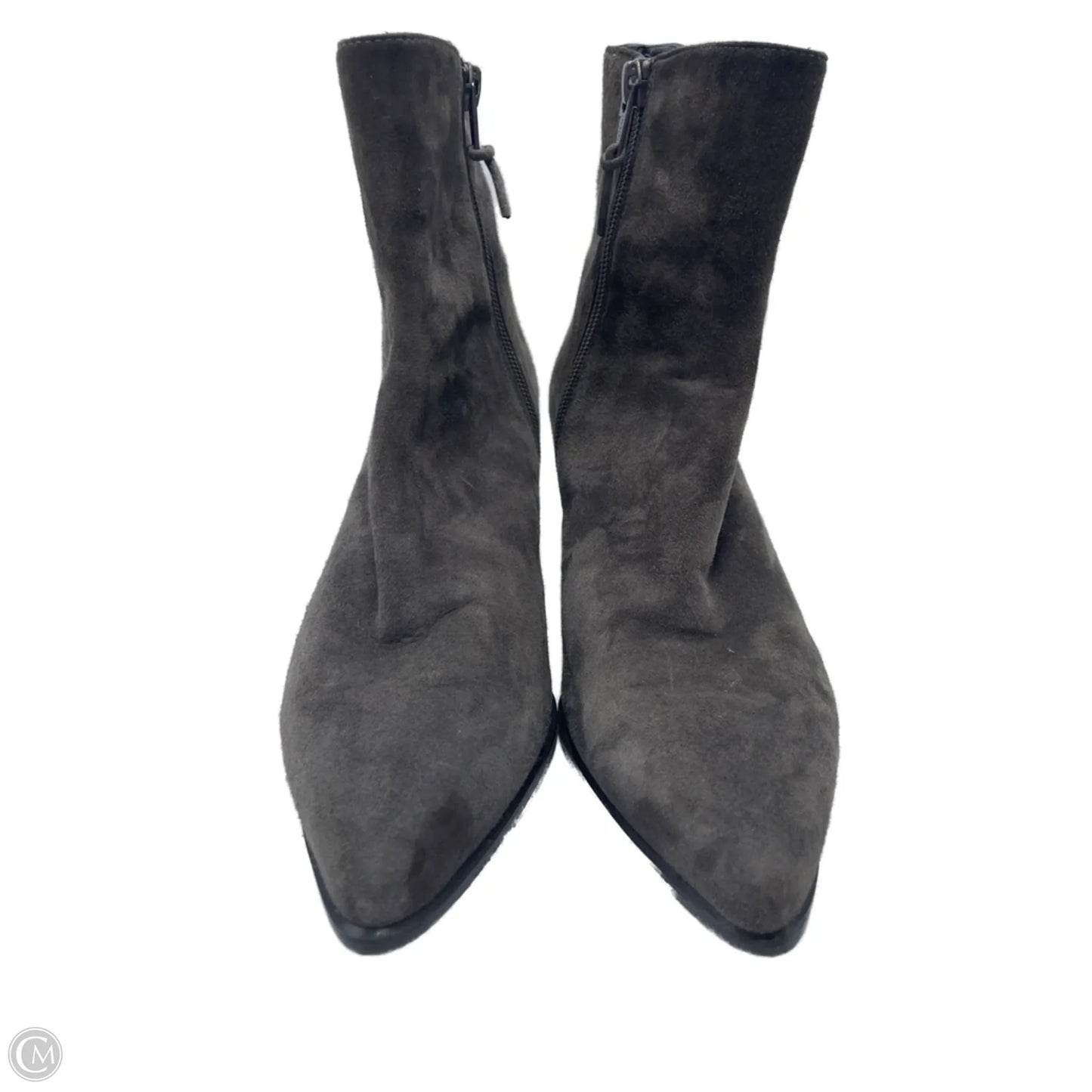 Boots Designer By Stuart Weitzman In Brown, Size: 6.5