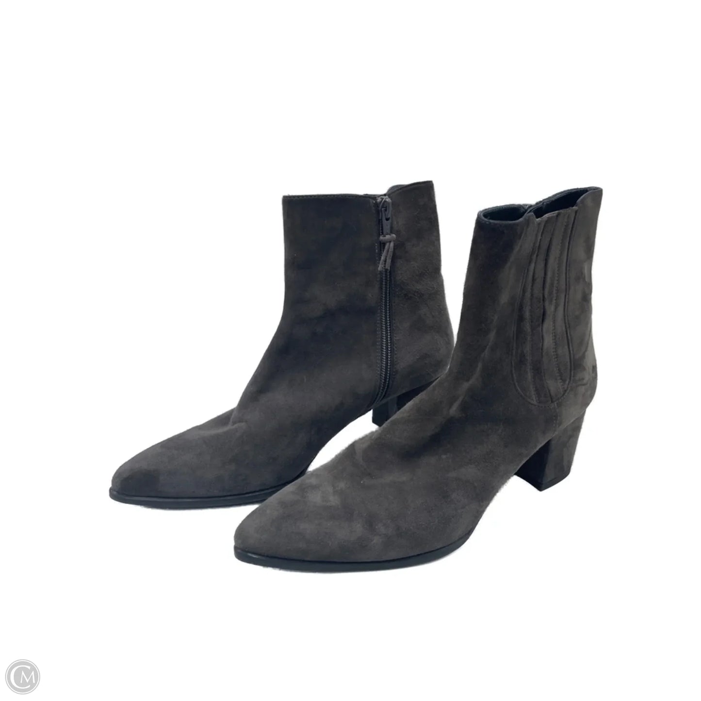 Boots Designer By Stuart Weitzman In Brown, Size: 6.5