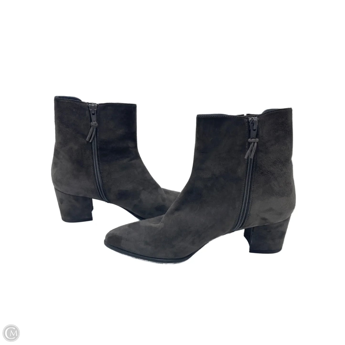 Boots Designer By Stuart Weitzman In Brown, Size: 6.5