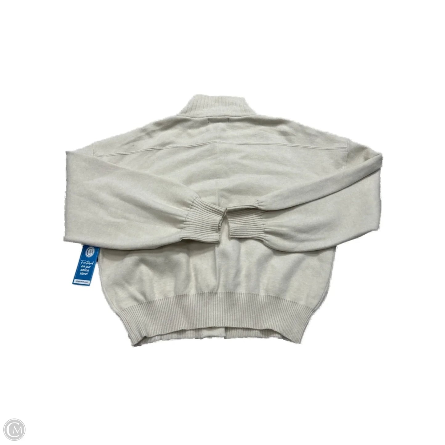 Cardigan By Tahari In Cream, Size: Xl