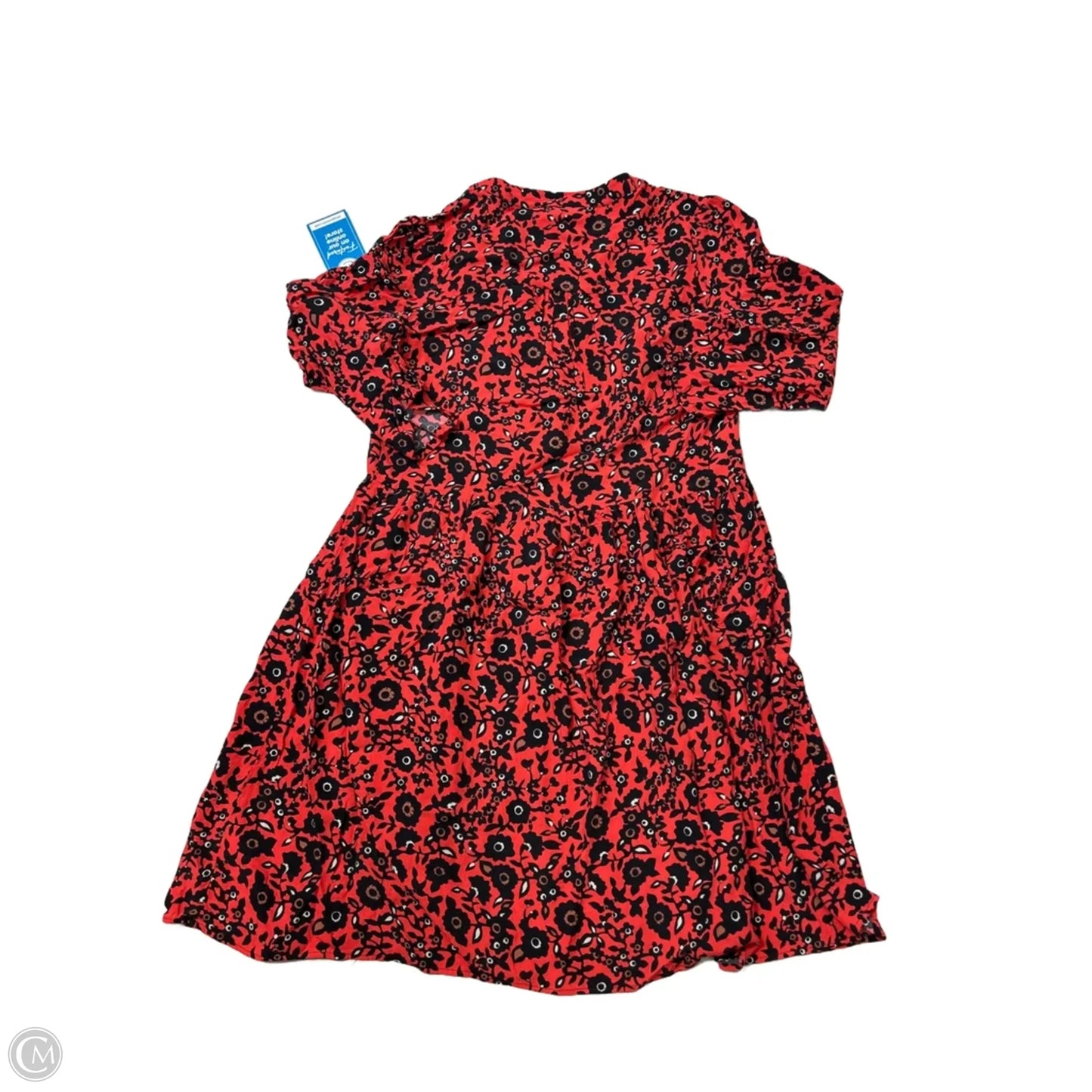 Dress Casual Short By Maeve In Black & Red, Size: S