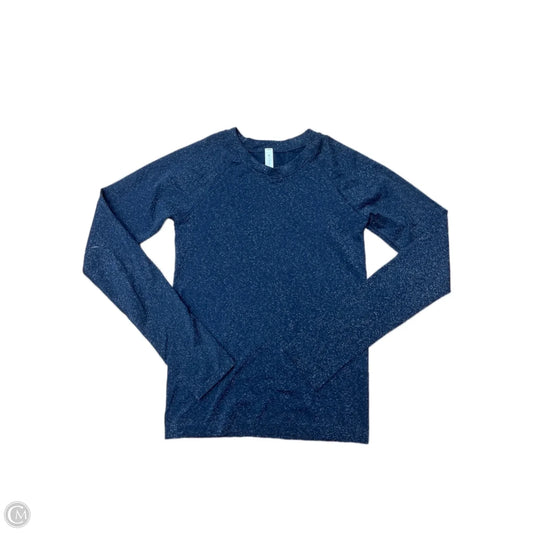 Top Long Sleeve By Athleta In Blue, Size: S