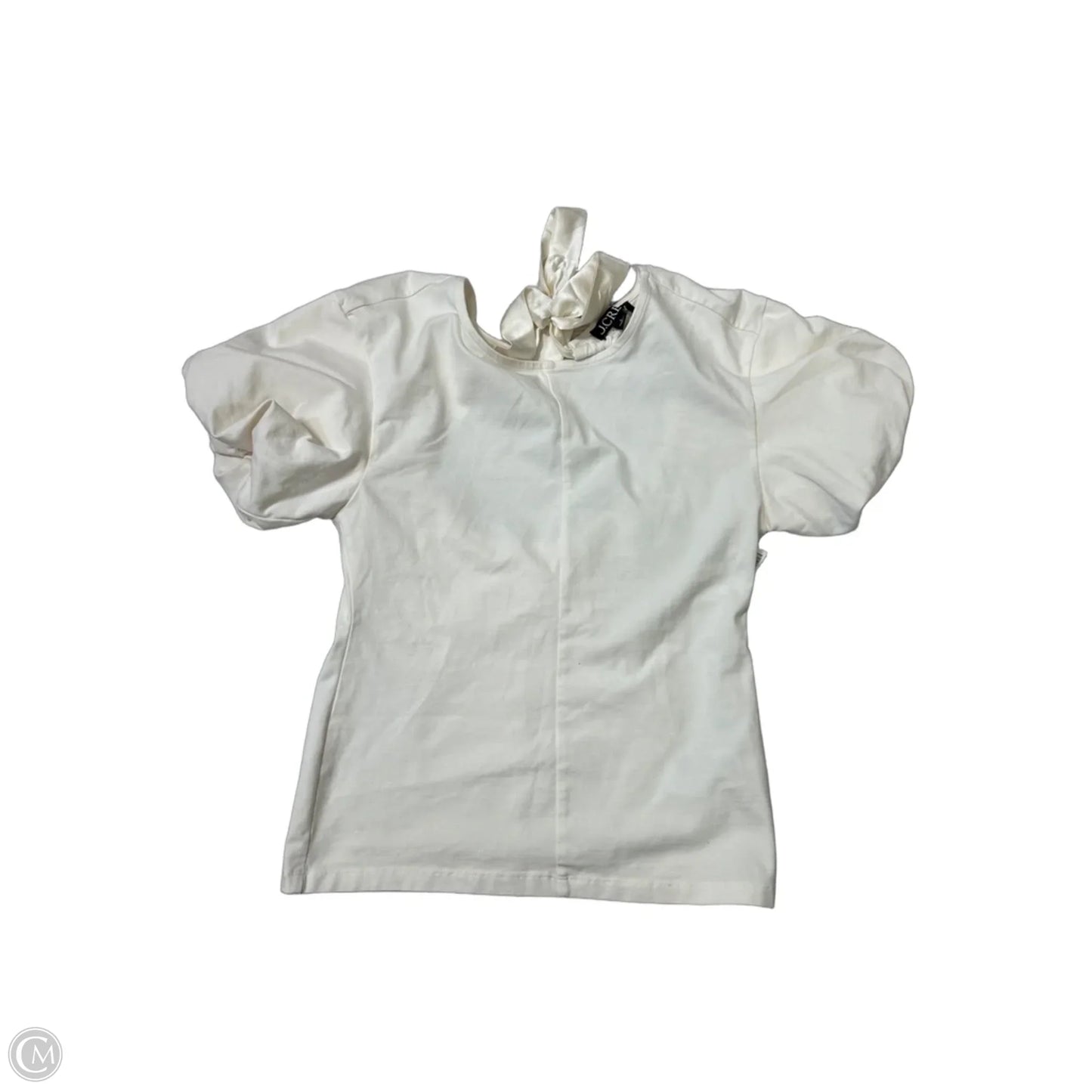 Top Short Sleeve By J. Crew In White, Size: S