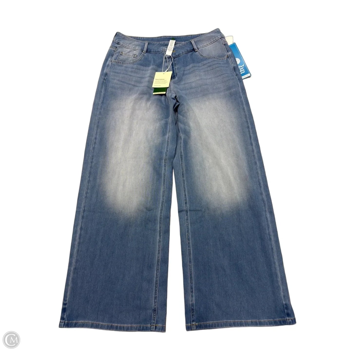New! Jeans Wide Leg By Halara In Blue Denim, Size: M