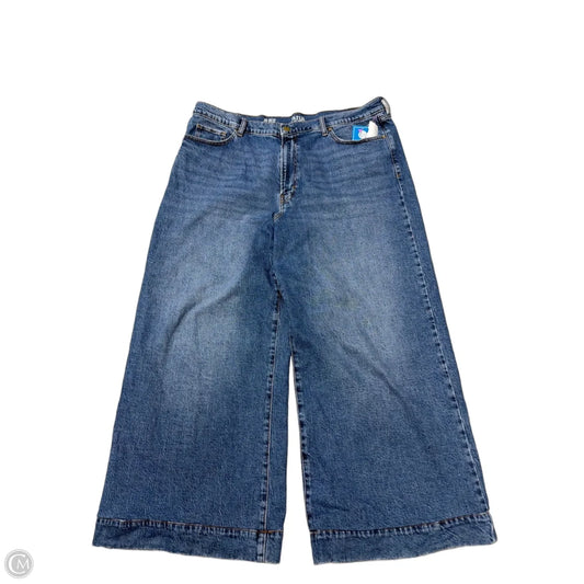 Jeans Wide Leg By Ana In Blue Denim, Size: 20