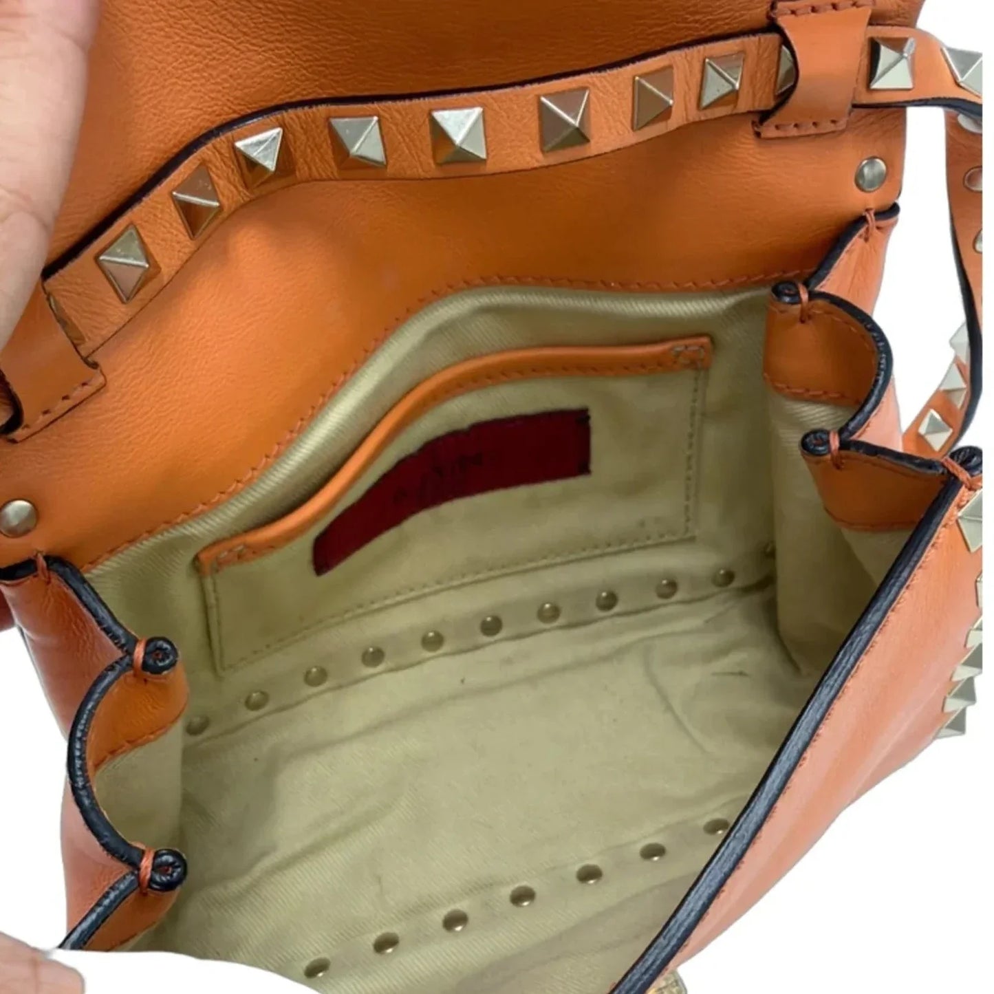Valentino-Garavani Rockstud Flap Crossbody Luxury Handbag