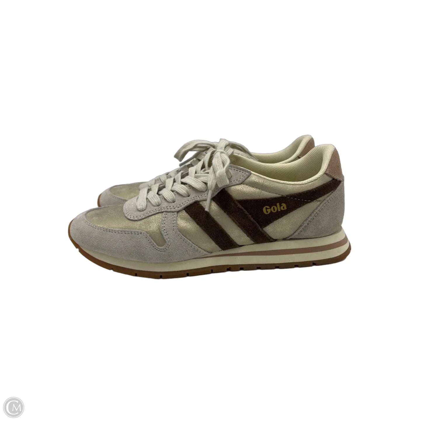 Shoes Sneakers By Gola In Brown & Cream, Size: 7.5