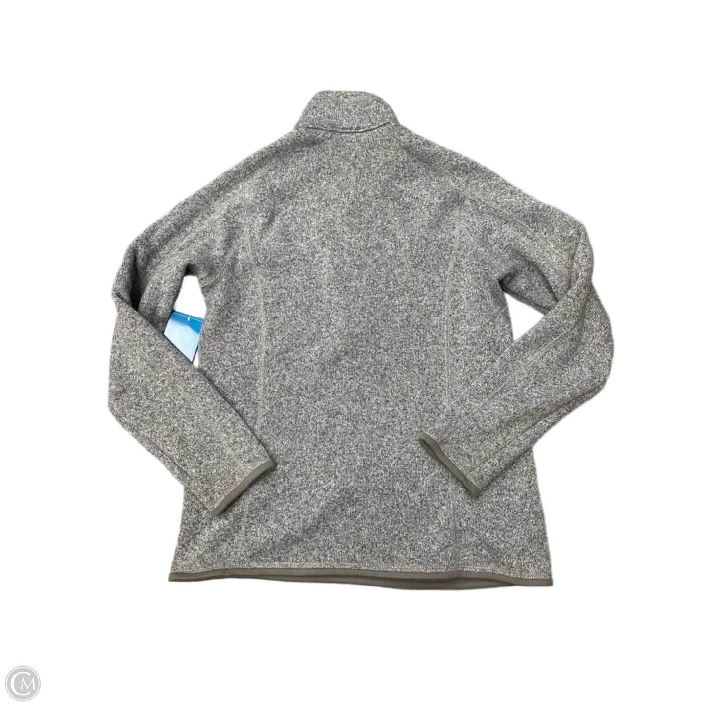 Sweatshirt Collar By Patagonia In Grey, Size: L