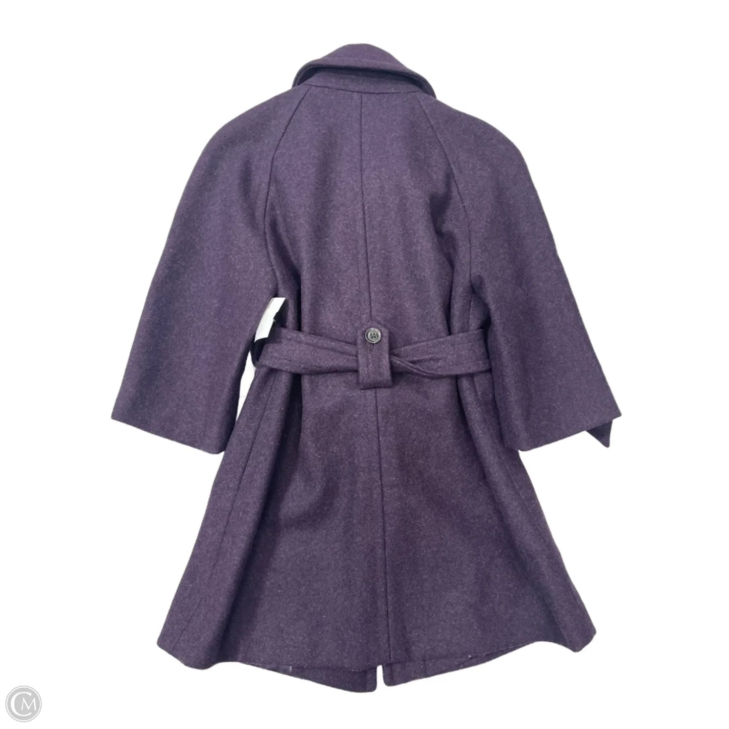 Coat Peacoat By Gap In Purple, Size: Xs