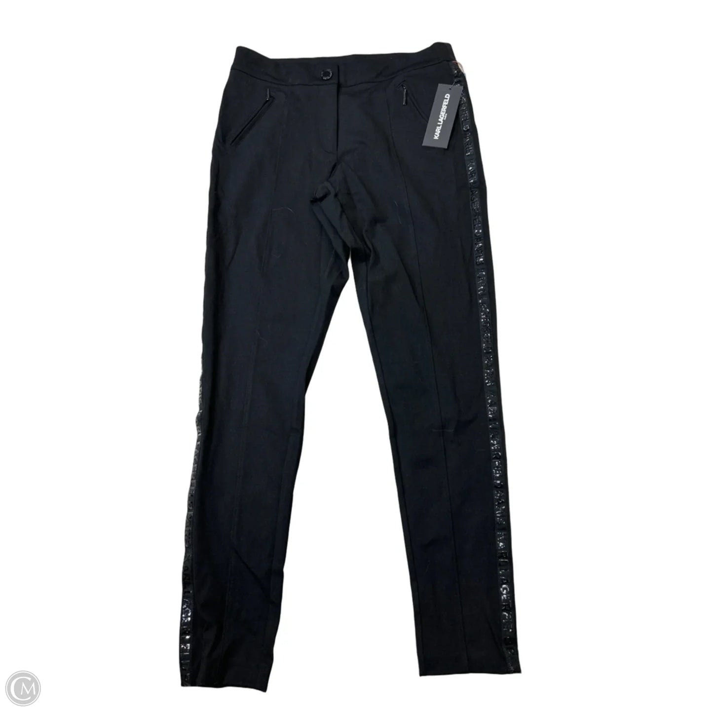 New! Pants Designer By Karl Lagerfeld In Black, Size: 6