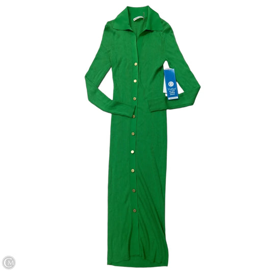 Dress Designer By Alice + Olivia In Green, Size: Xs
