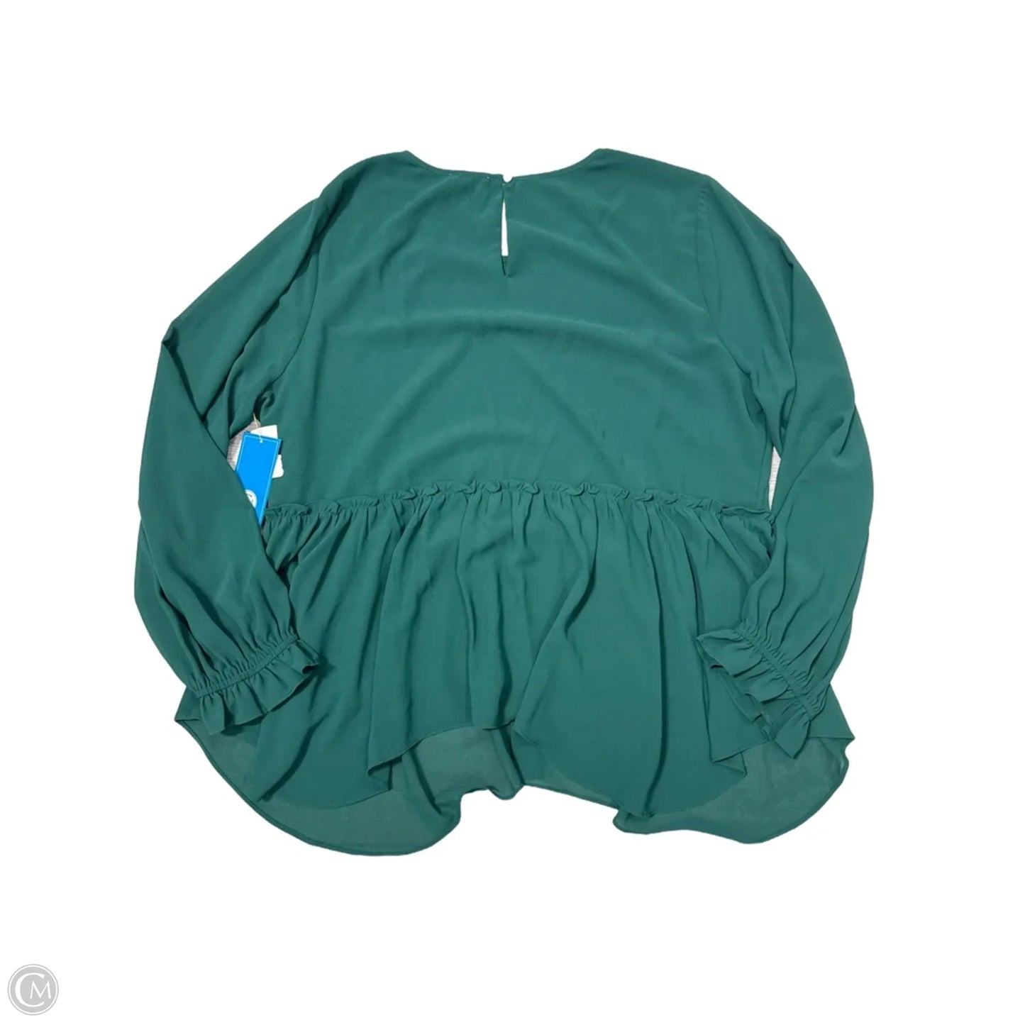 Top Long Sleeve By Jodifl In Green, Size: 3x