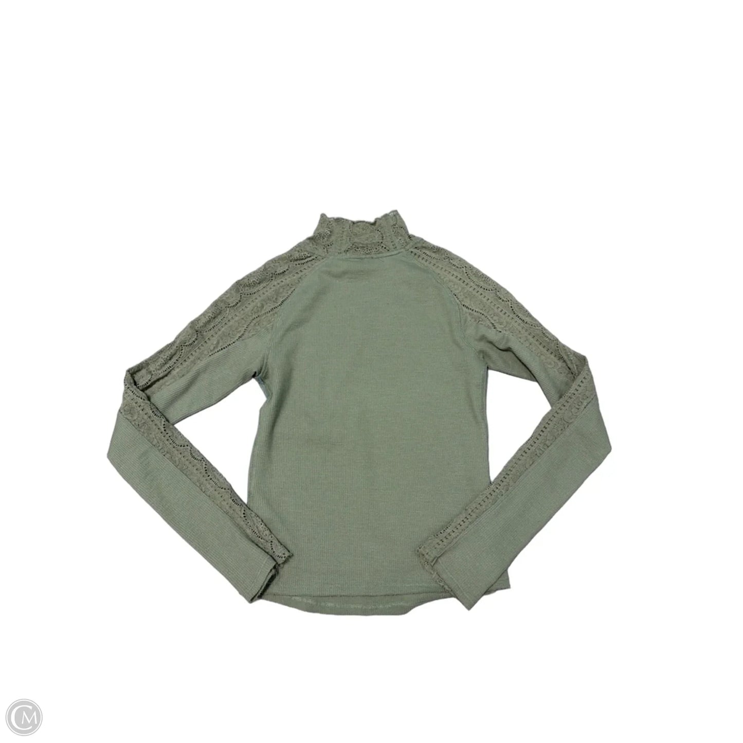Top Long Sleeve By Free People In Green, Size: M