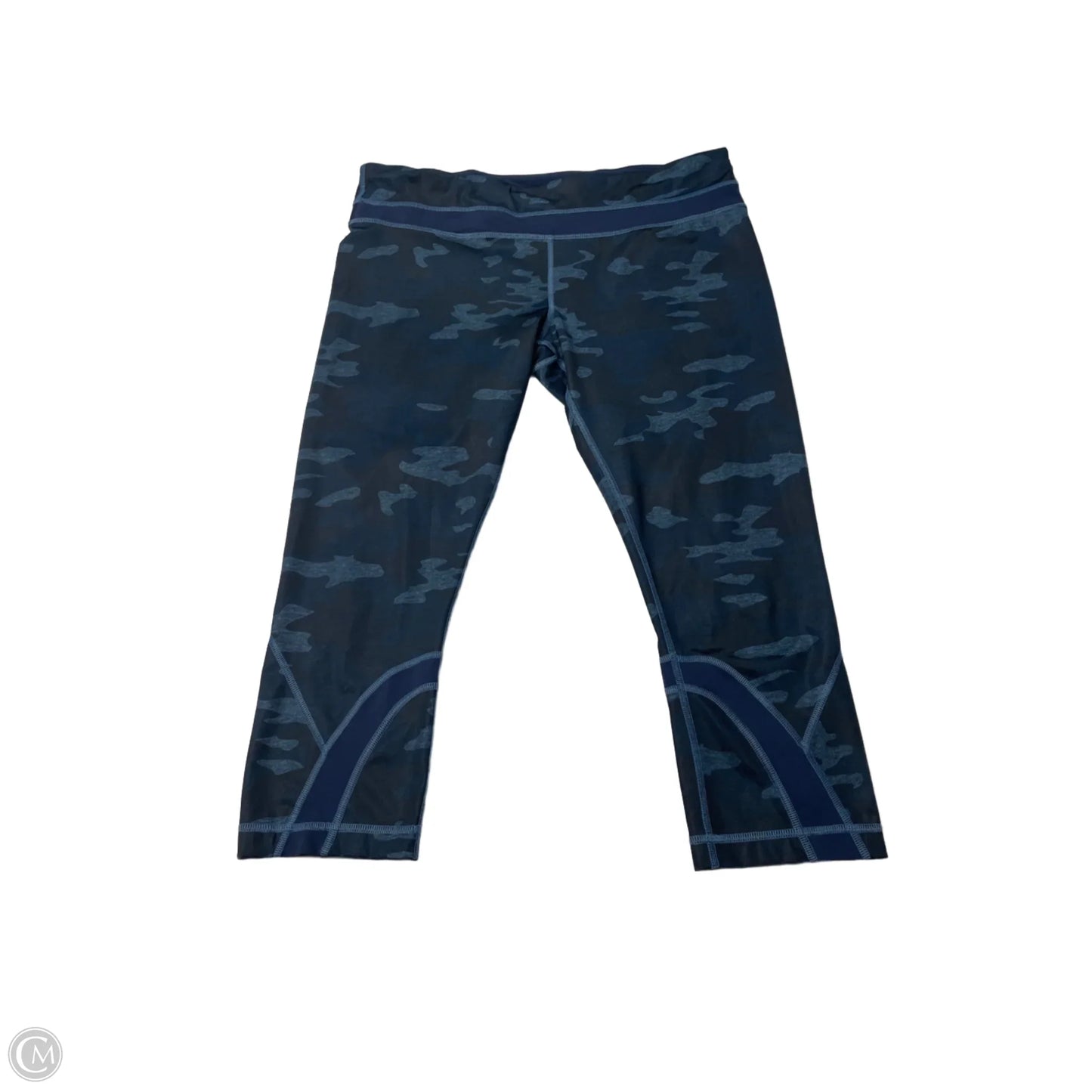 Athletic Capris By Lululemon In Camouflage Print, Size: L