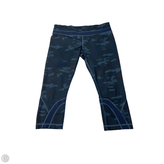 Athletic Capris By Lululemon In Camouflage Print, Size: L