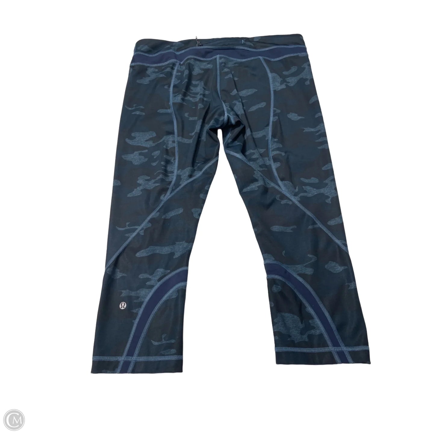 Athletic Capris By Lululemon In Camouflage Print, Size: L
