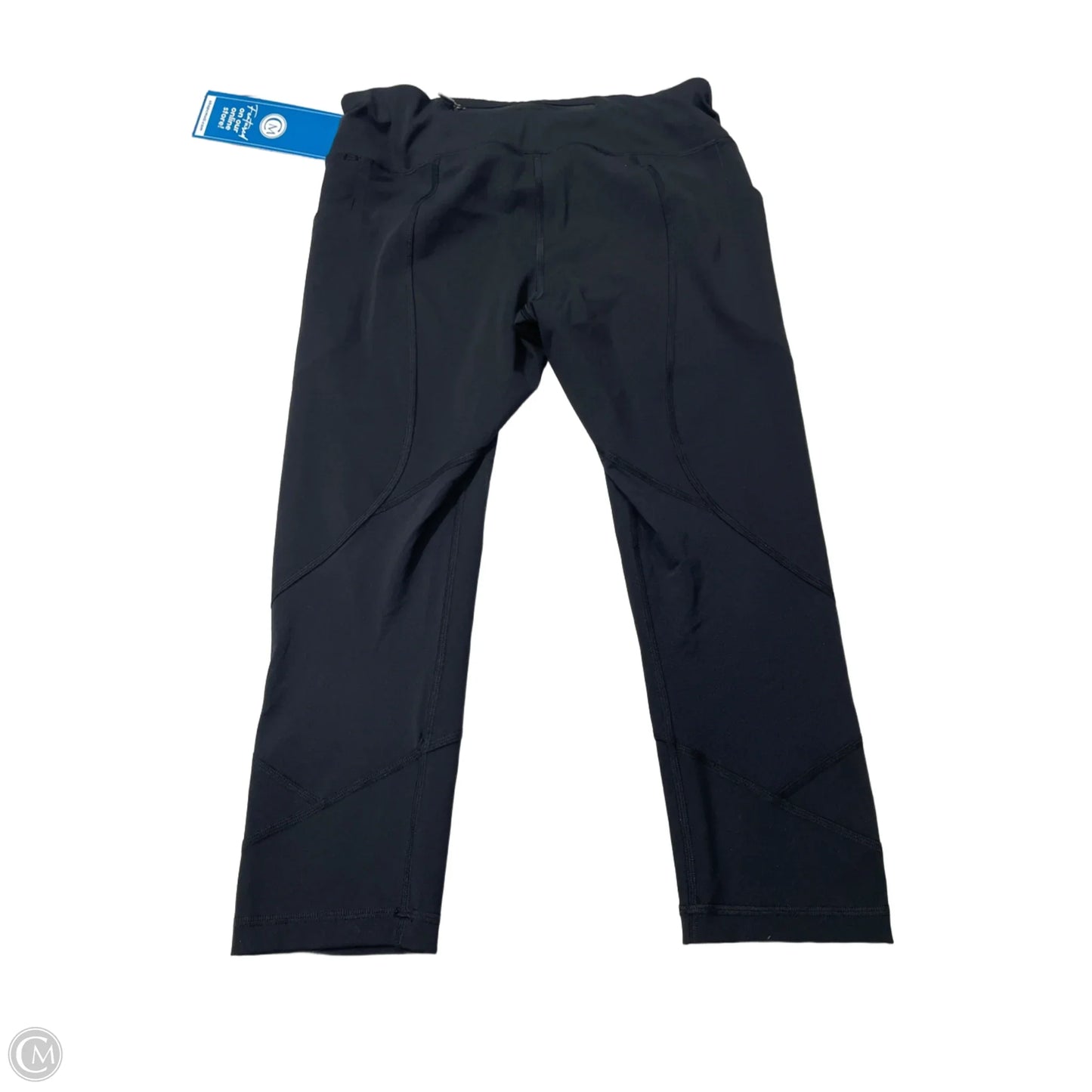 Athletic Capris By Lululemon In Black, Size: M