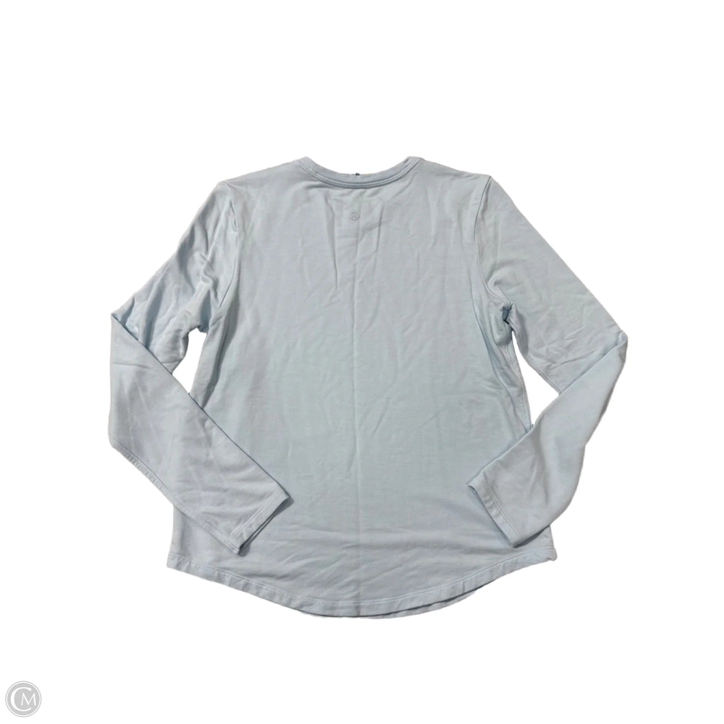 Athletic Top Long Sleeve Crewneck By Lululemon In Blue, Size: S