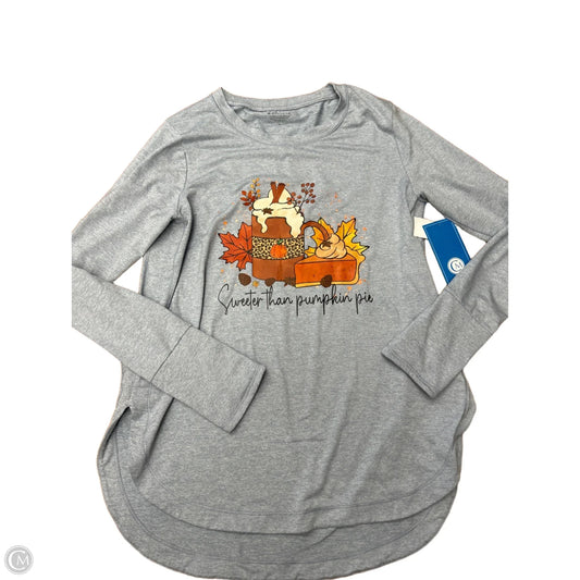 Athletic Top Long Sleeve Crewneck By Athleta In Blue, Size: M