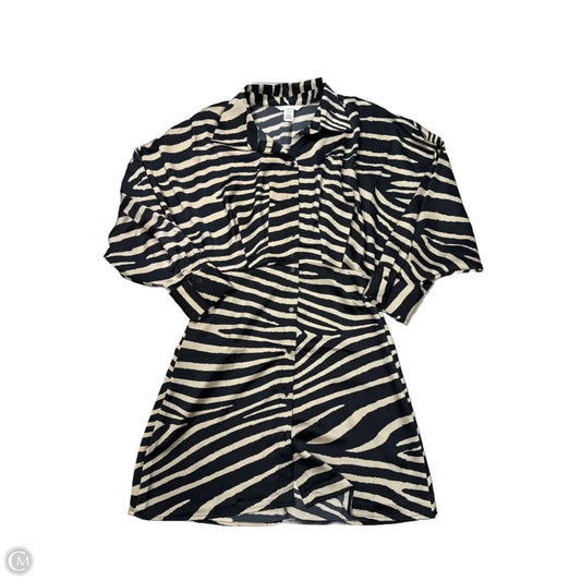 Dress Casual Short By H&m In Black & Brown, Size: S