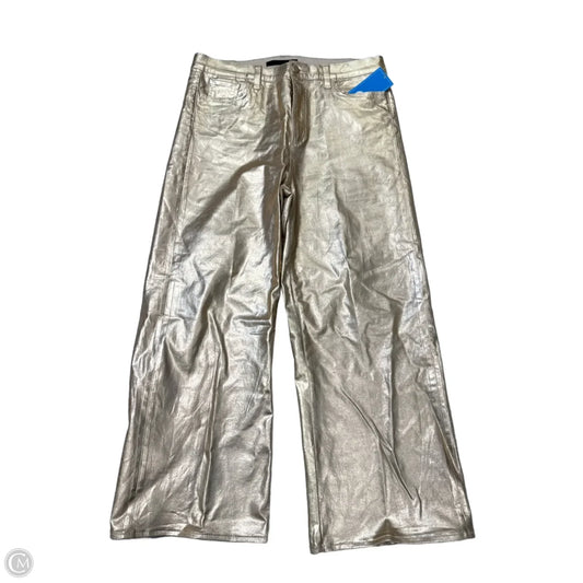 The Mia High Rise Wide Ankle By Joes Jeans In Gold, Size: 14