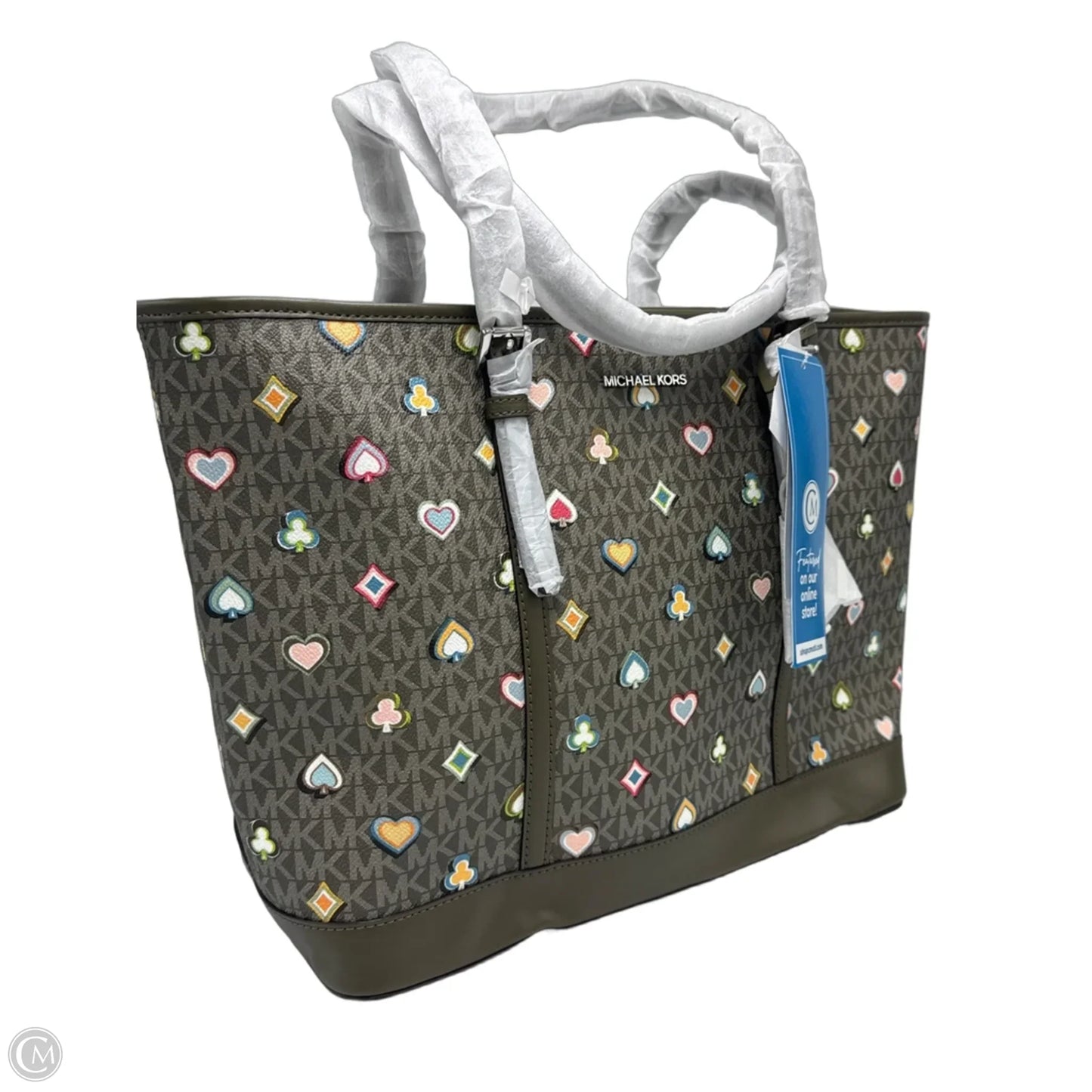 New! Michael Kors Jet Set Signature Logo Designr Tote
