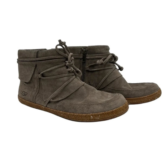 Boots Designer By UGG In Taupe, Size: 8