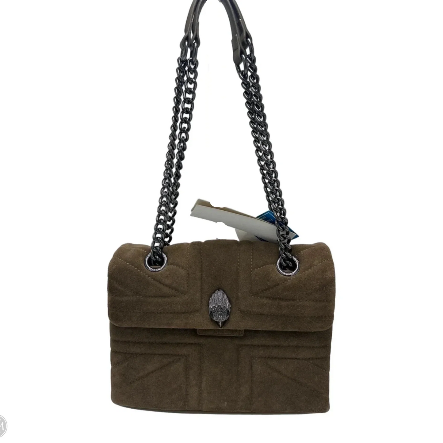 Kurt Geiger London Kensington Velvet Designer Handbag