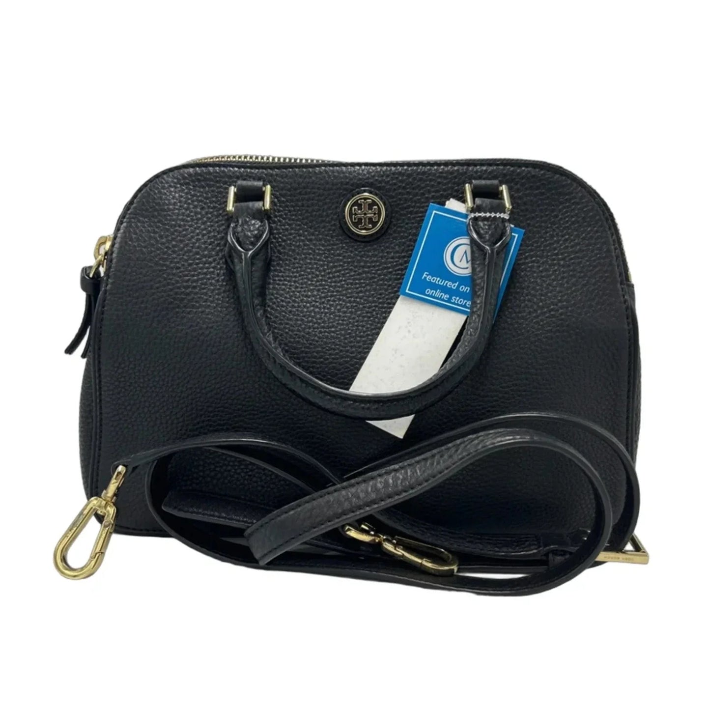 Tory Burch Robinson Double Zip Designer Satchel Handbag