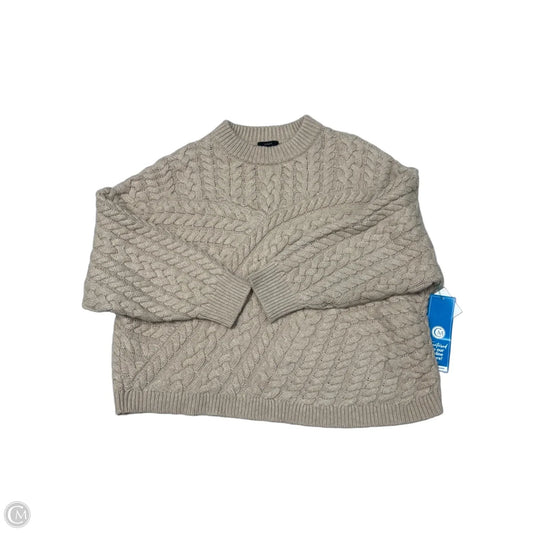Sweater By J. Crew In Tan, Size: 3x
