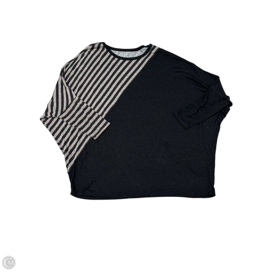 24/7 Long Sleeve Top in Brown, Size 2X