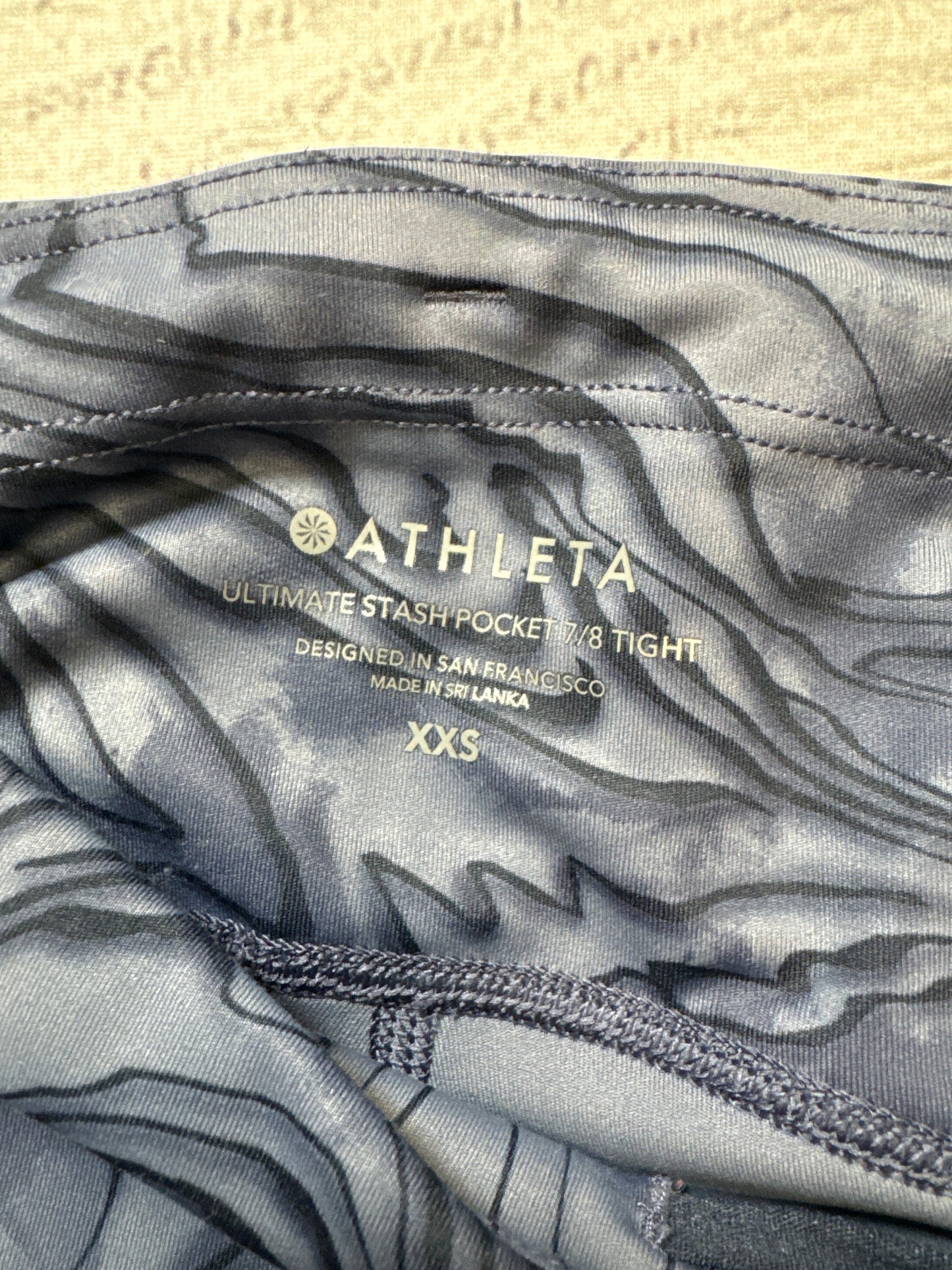 Athletic Leggings By Athleta In Blue, Size: Xs