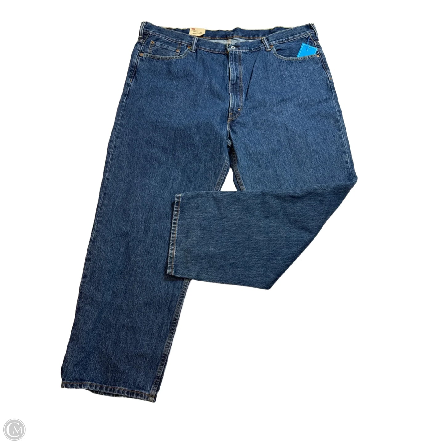 Jeans Wide Leg By Levis In Blue Denim, Size: 28